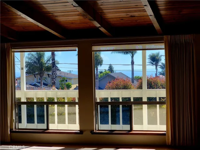 View as you walk into the Living Room.  Gotta love a house where you can see the ocean from the front door!