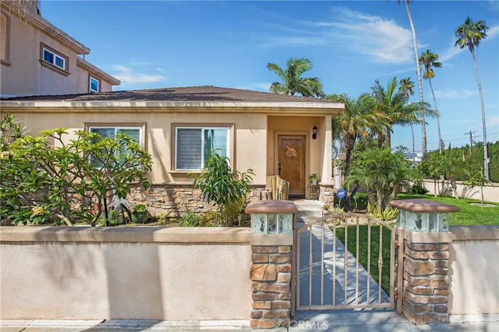 Front bungalow with it's own gated entrance.