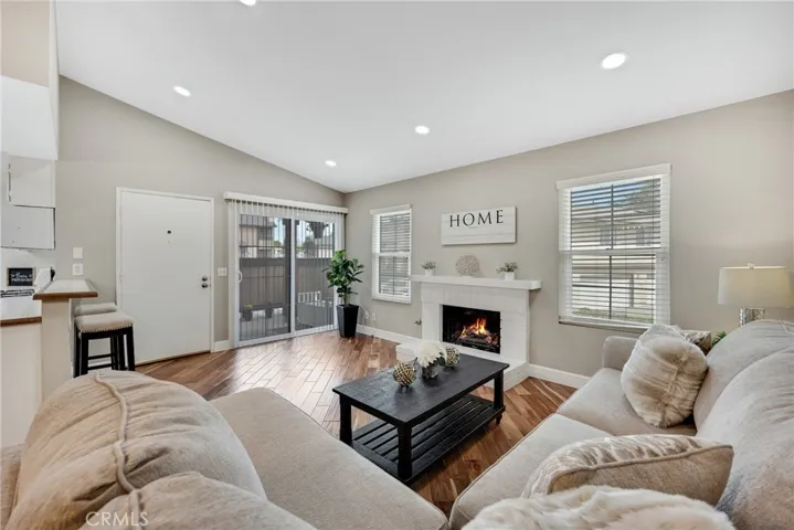 Adjustable Recessed Lighting in Living Room