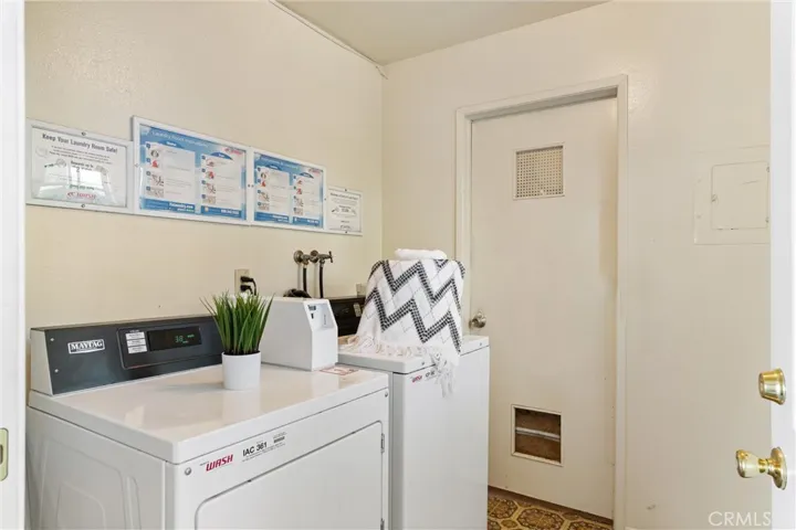 Onsite laundry offers  additional income