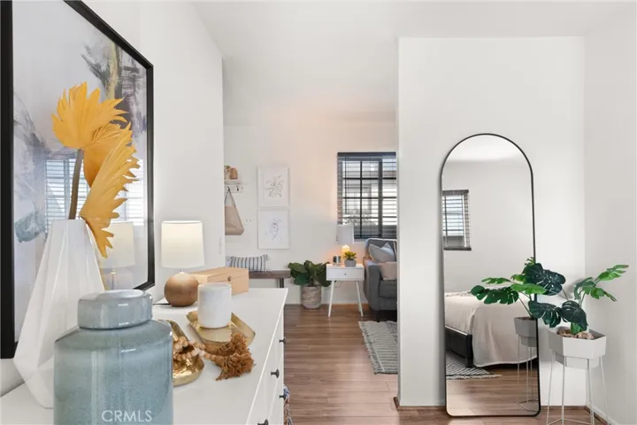 View into the adjacent living room