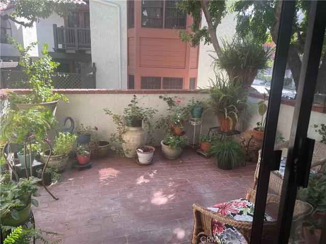 Patio off of living room