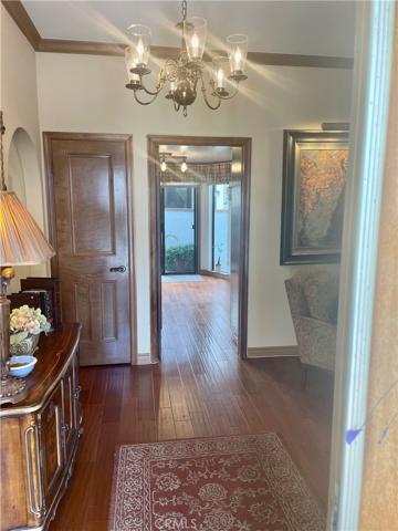 Entrance from front door