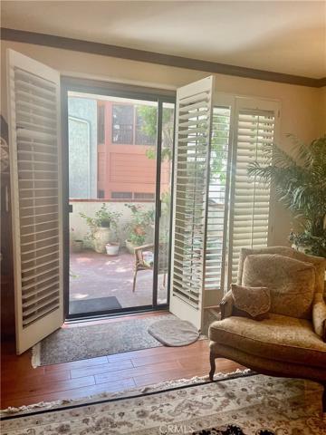 Patio off of living room