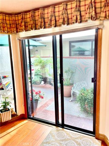 Patio off kitchen