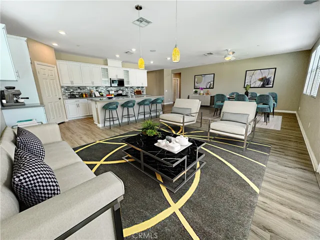 Kitchen, Dining Area  & Family Room - Staged Picture to Show the Possibilities!