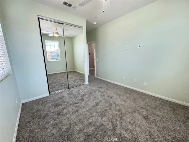 Bedroom 1 with Mirrored Closet Doors