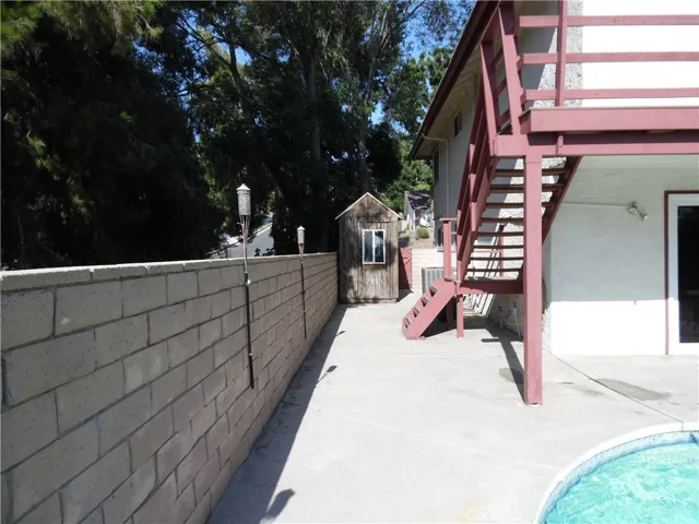 Side Yard with Shed