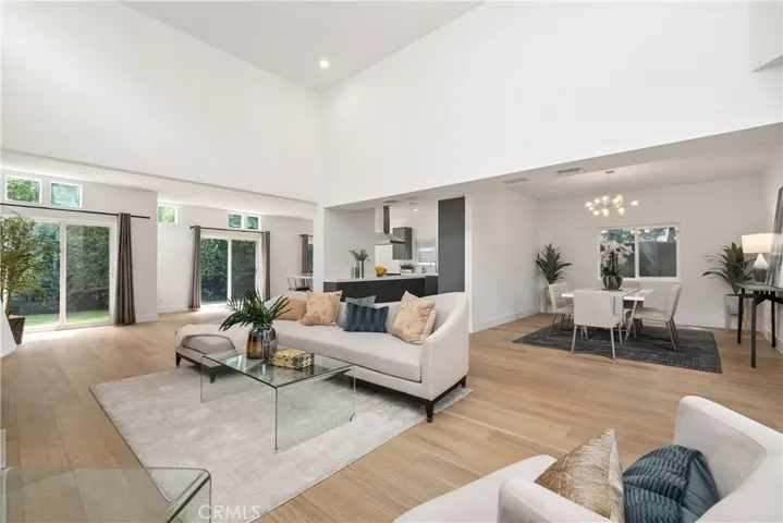 Open floor plan living room