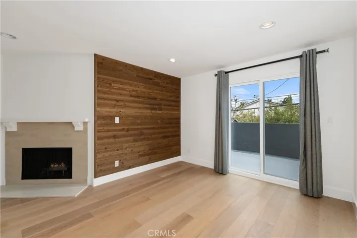 Private balcony off master