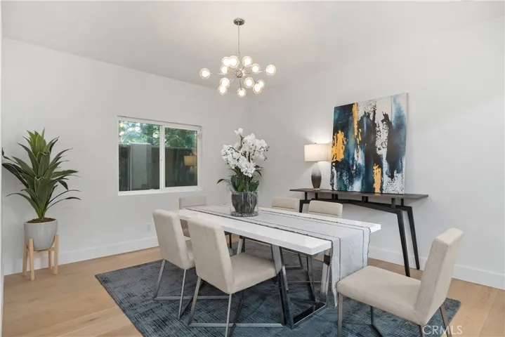 Formal dining area