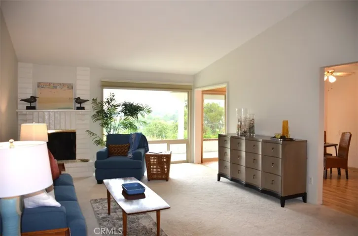Light bright living room with fantastic views