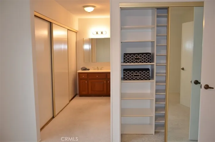 Lots of closet space in the master