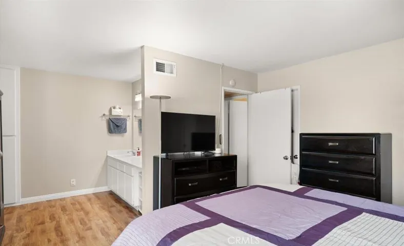 Dressing area of main bedroom