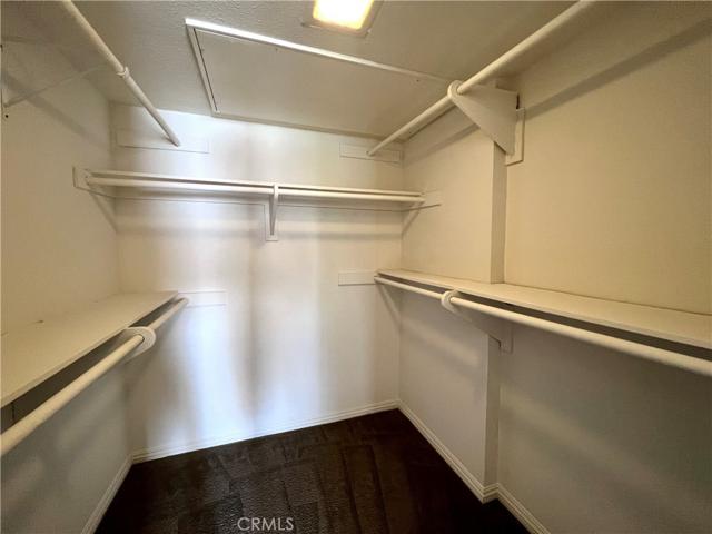 walk-in closet in master
