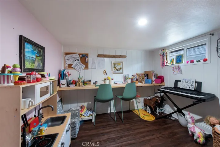 Bonus room not counted in square footage.  Currently a super cute playroom but home office?  Huge storage?  You decide