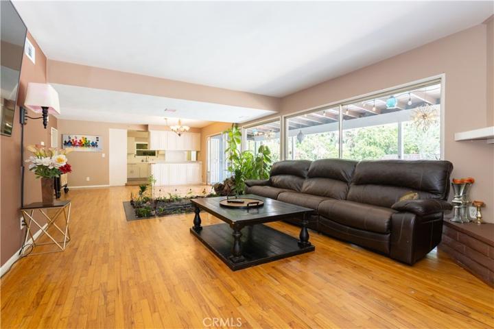 View of living room from far end.