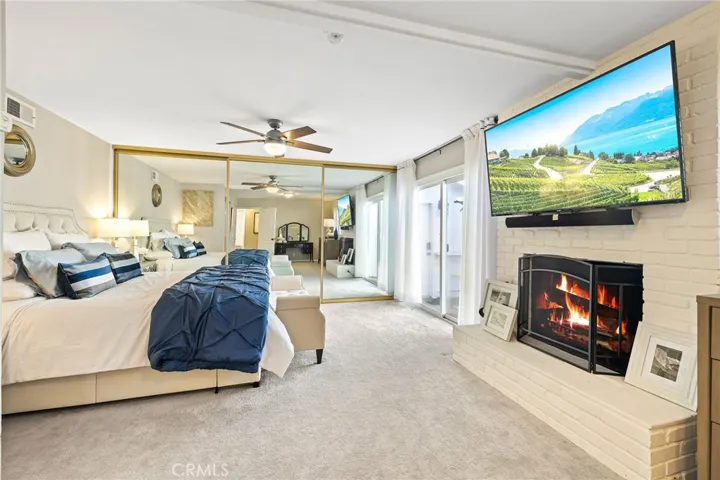 Fireplace in the Master bedroom.