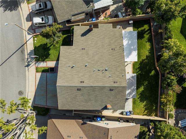 Aerial of roof