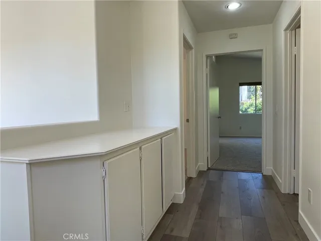 Hallway w/ Linen Storage