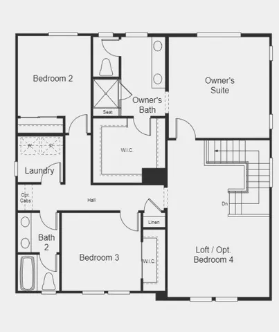 Structural options include: downstairs bedroom and full bath.