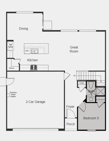 Structural options include: downstairs bedroom and full bath.