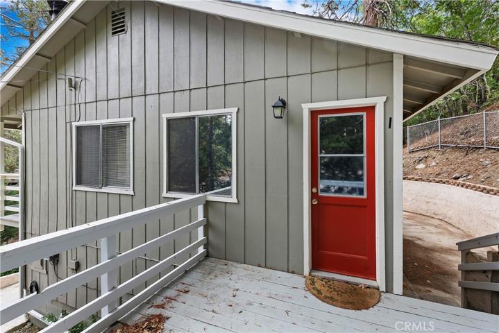 Back door to deck