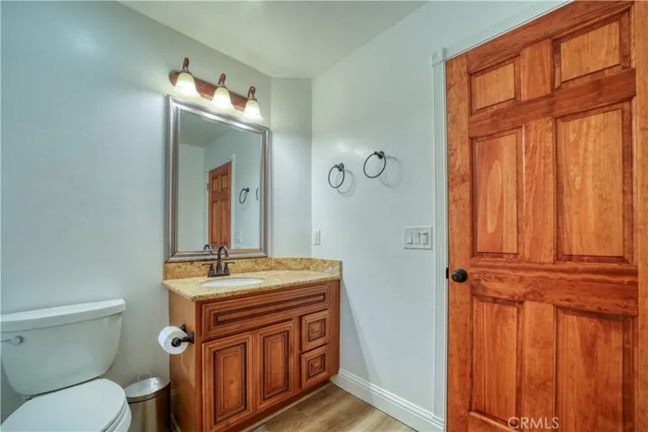 Half bath off family room