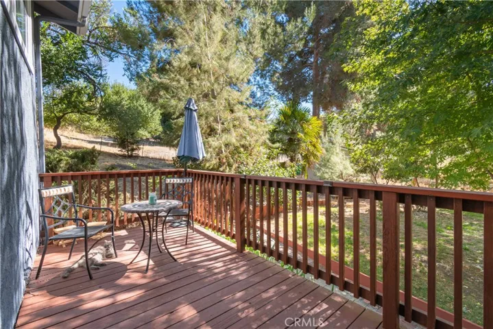 A lovely deck wraps around the home on 2 sides.
