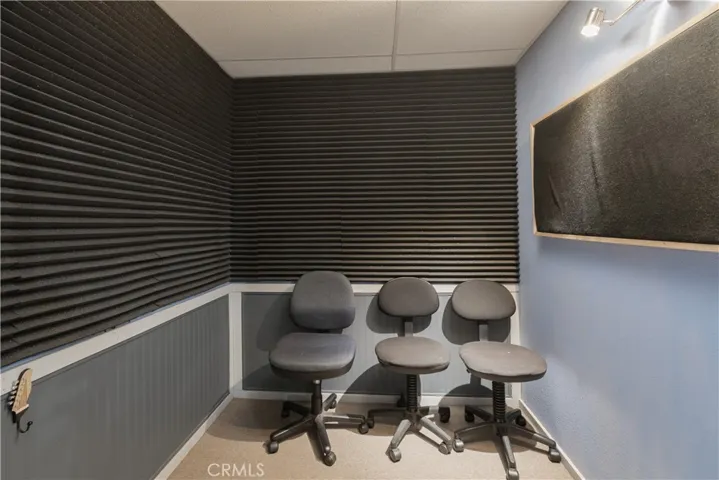 Sound room.