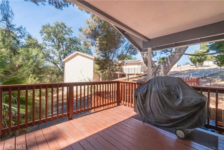 Large deck area off the dining area.  Great place for outside dining and BBQing.
