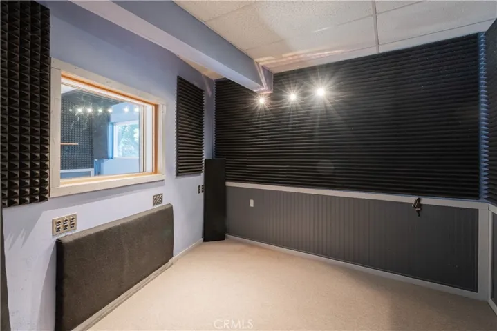 Sound room.