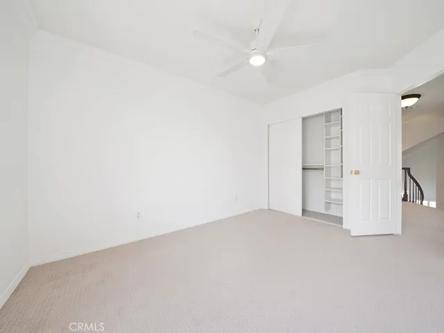 Third bedroom with high ceilings