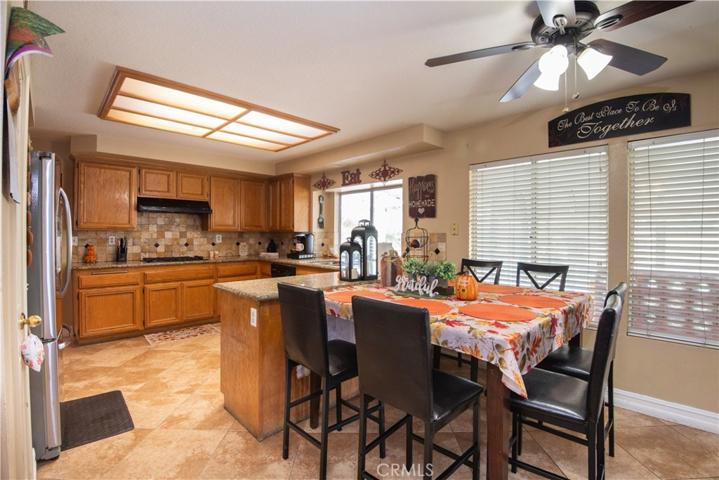 Kitchen - dining area view
