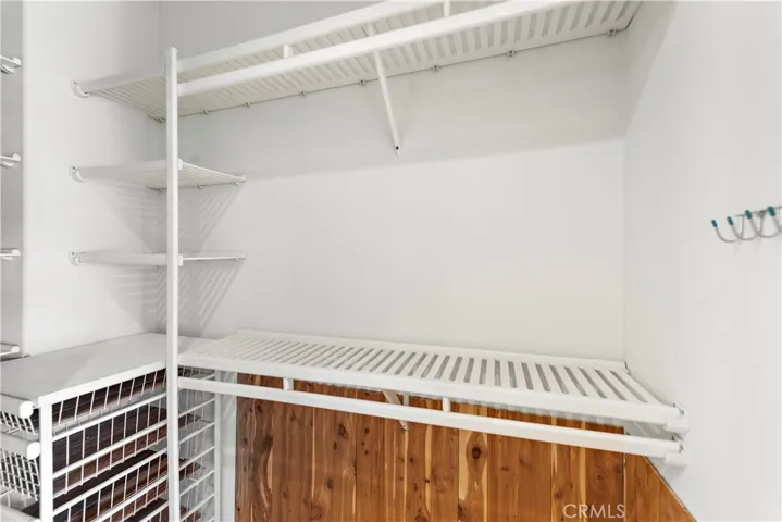 cedar lined closets in primary suite