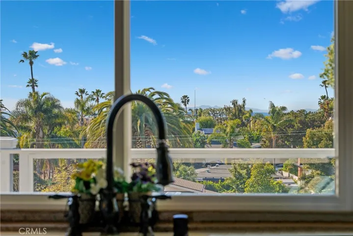 Catalina view through kitchen window