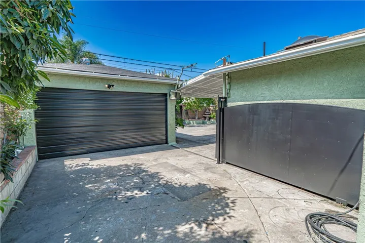 Freshly painted gate