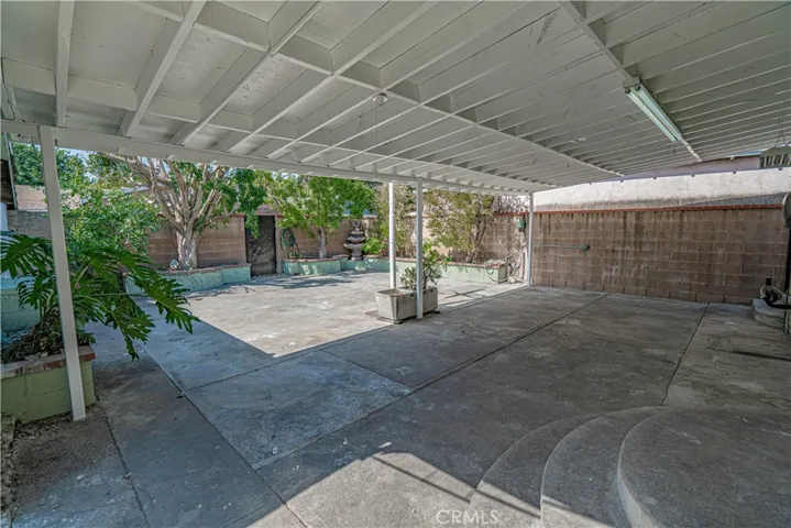 Covered Rear Patio
