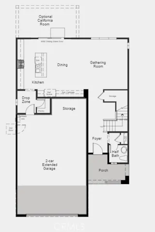 Structural options include: garage extension and garage service door.
