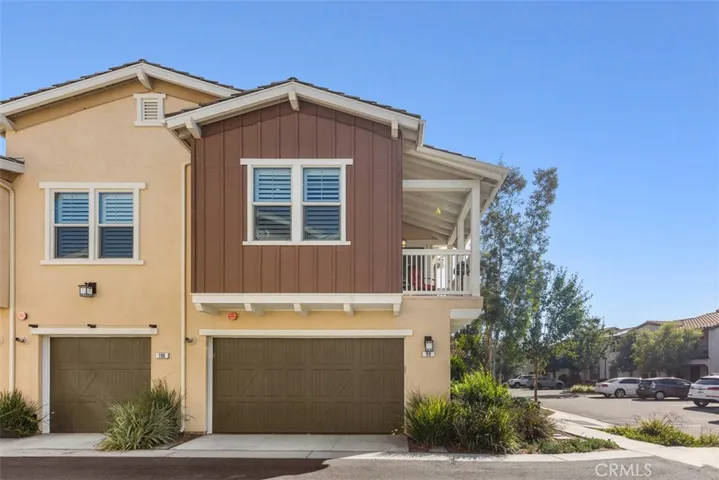 Exterior with garage view