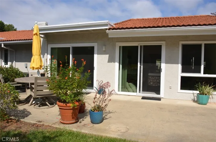 Back patio! Very private