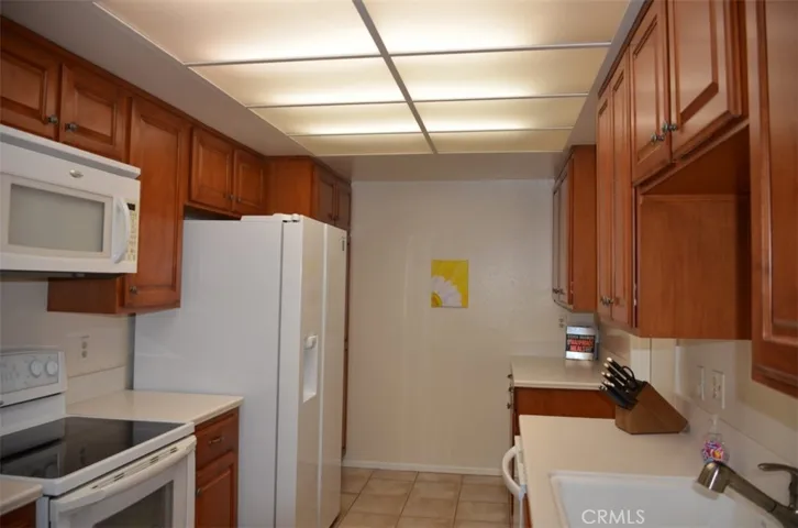Kitchen with newer cabinets and appliances