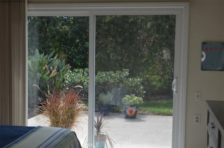 Garden outside master bedroom