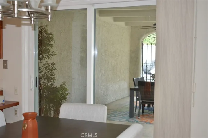 Dining area and front patio