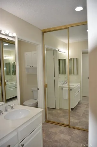 Master bedroom closets