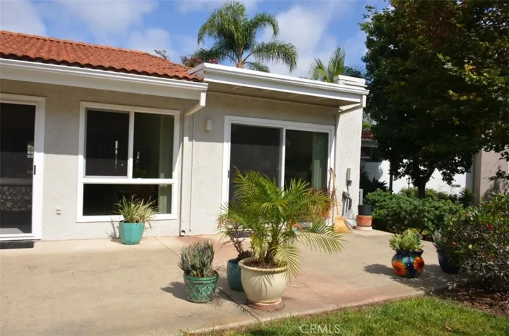 Another view of the patio