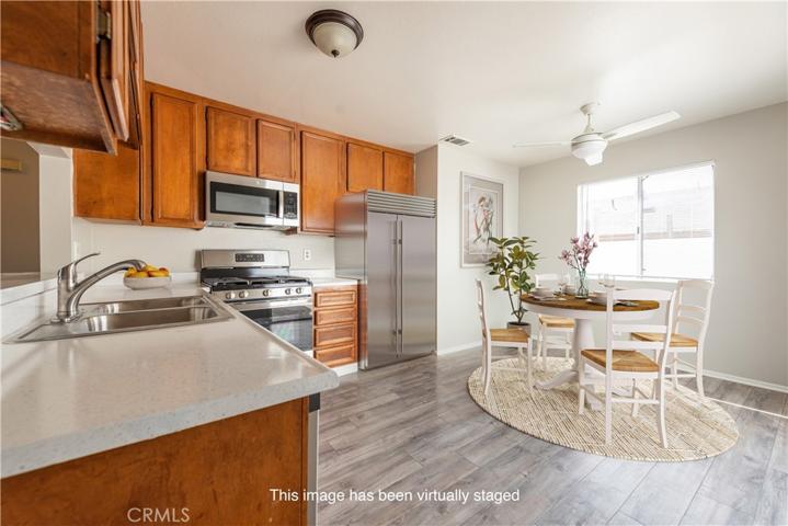 Kitchen and dining area