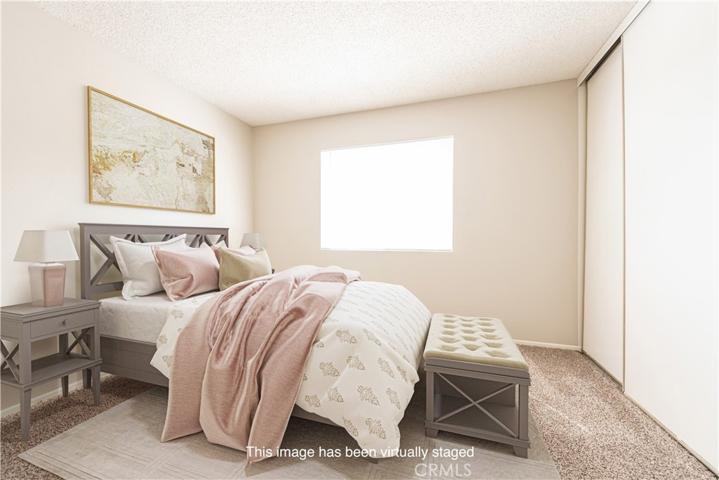 Back bedroom. Virtually staged.