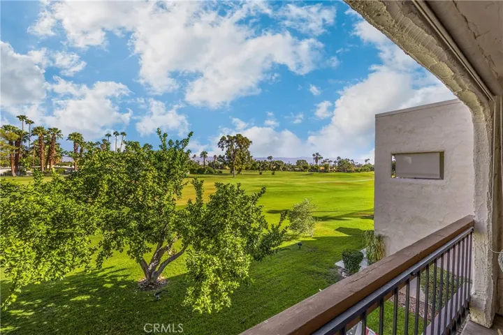 Private Balcony Overlooking Tahquitz Creek Golf Course