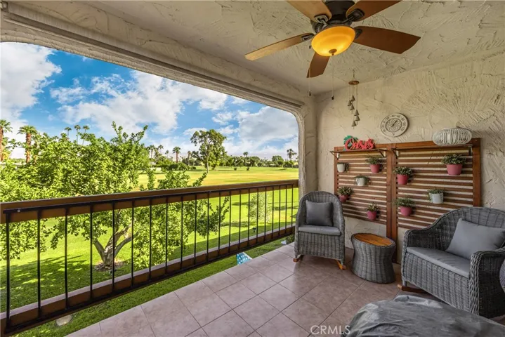 Private Balcony Overlooking Tahquitz Creek Golf Course